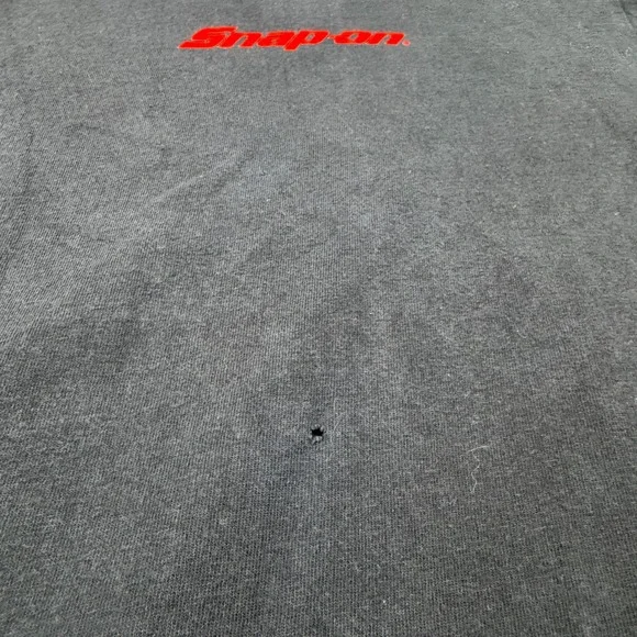 Vintage Snap-on Tools Pride Eagle American Flag Graphic T-Shirt Mens XL Gildan - Picture 5 of 8